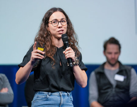 Paula Schwetzler at the Start-up Pitch