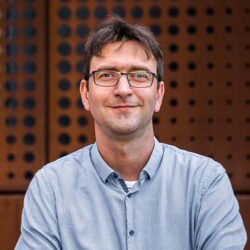 Portrait of a smiling Lutz Morawietz